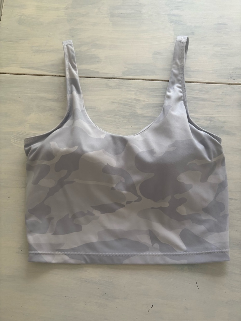 90 Degree By Reflex Light Gray Sports Bra